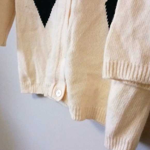 Vintage Y2K Esprit Wool Preppy Collared Button Front Cardigan Sweater Size S - Picture 5 of 9